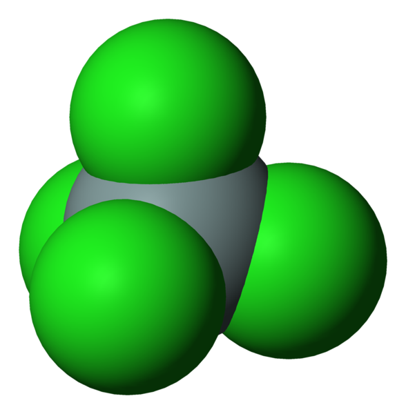 Silicon Tetrachloride Like a Strongly Electronegative Atom